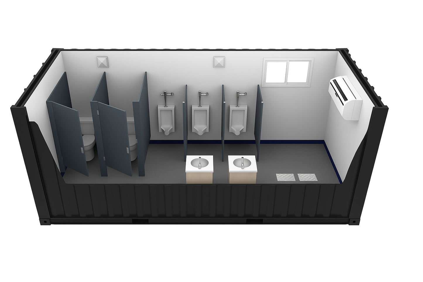 Container Restroom 20' Non-ADA