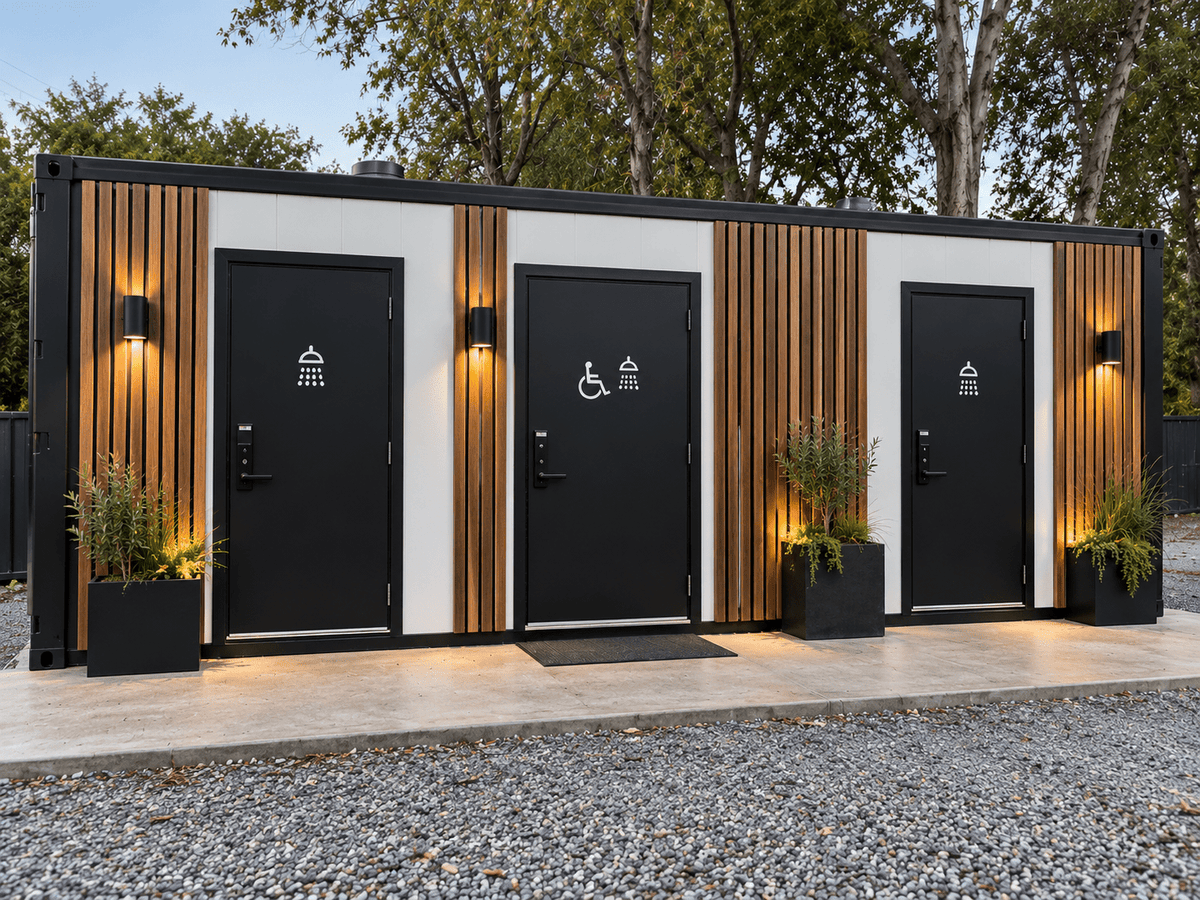 20FT Commercial Shower Suites - Kozzi Space