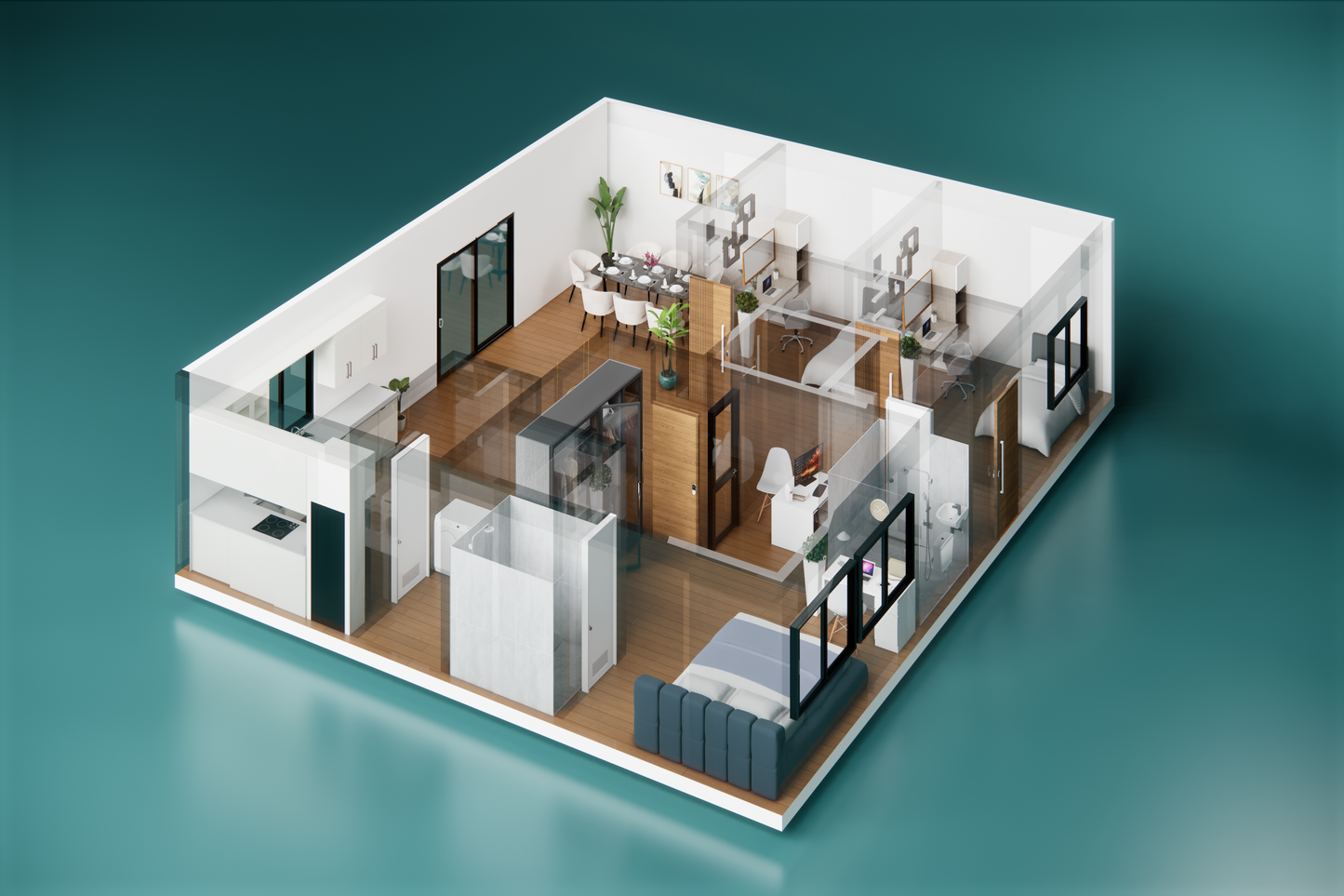 Skye Container Home 4 - 40 FT Units One Level - NEW