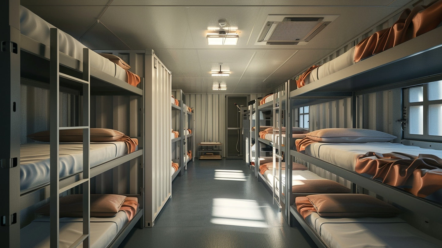 Workforce Living 40 FT 8-Person Accommodation