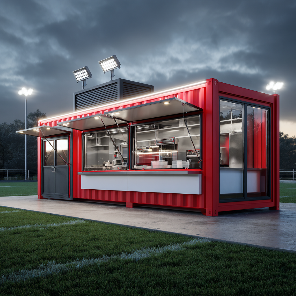 Concession Stadium Containers