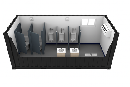 Container Restroom 20' Non-ADA