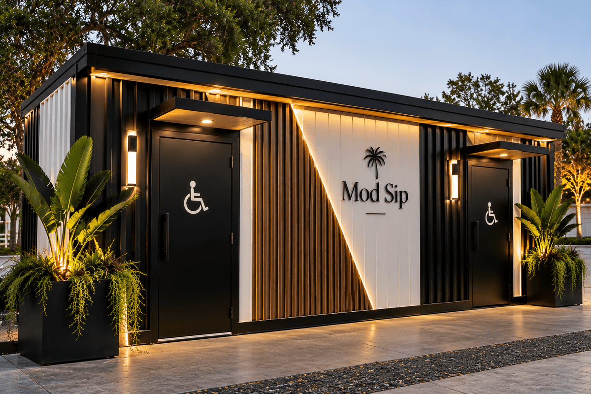 20FT Commercial Shower Suites - Kozzi Space
