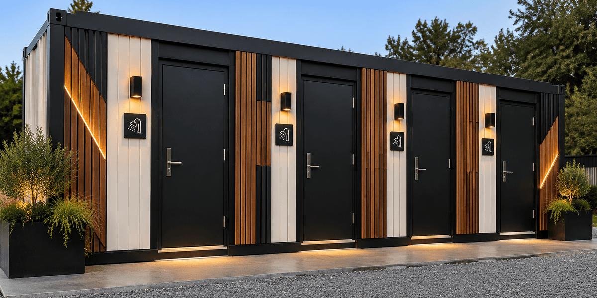 20FT Commercial Shower Suites - Kozzi Space