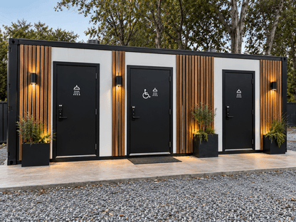 20FT Commercial Shower Suites - Kozzi Space