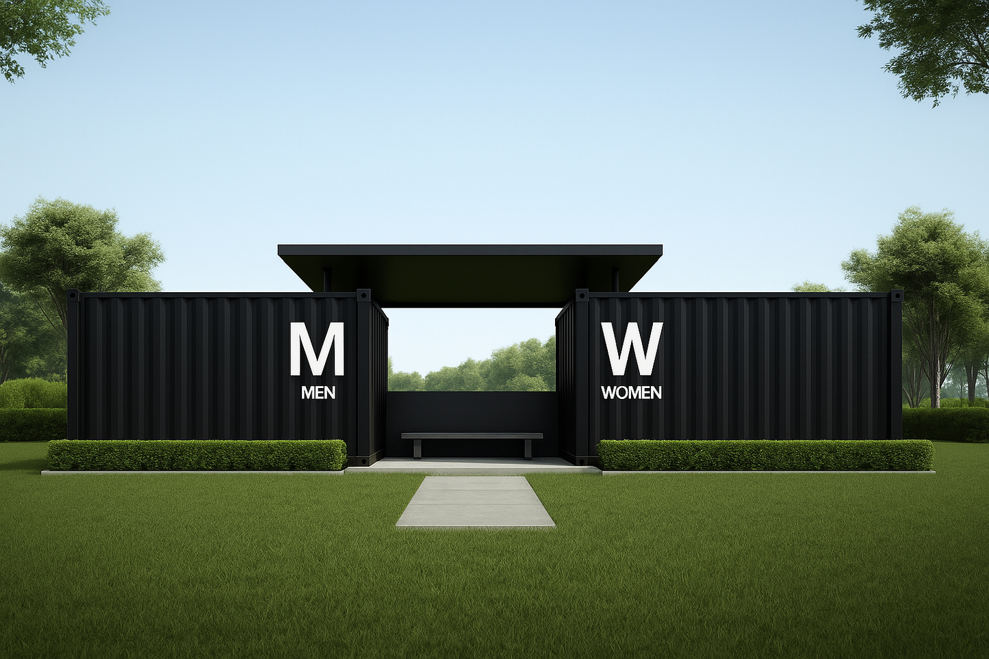 Container Restroom 40' ADA