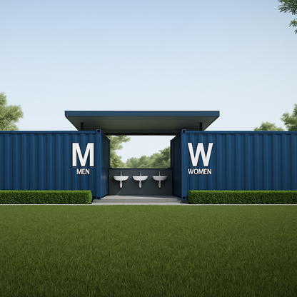 Container Restroom 40' ADA