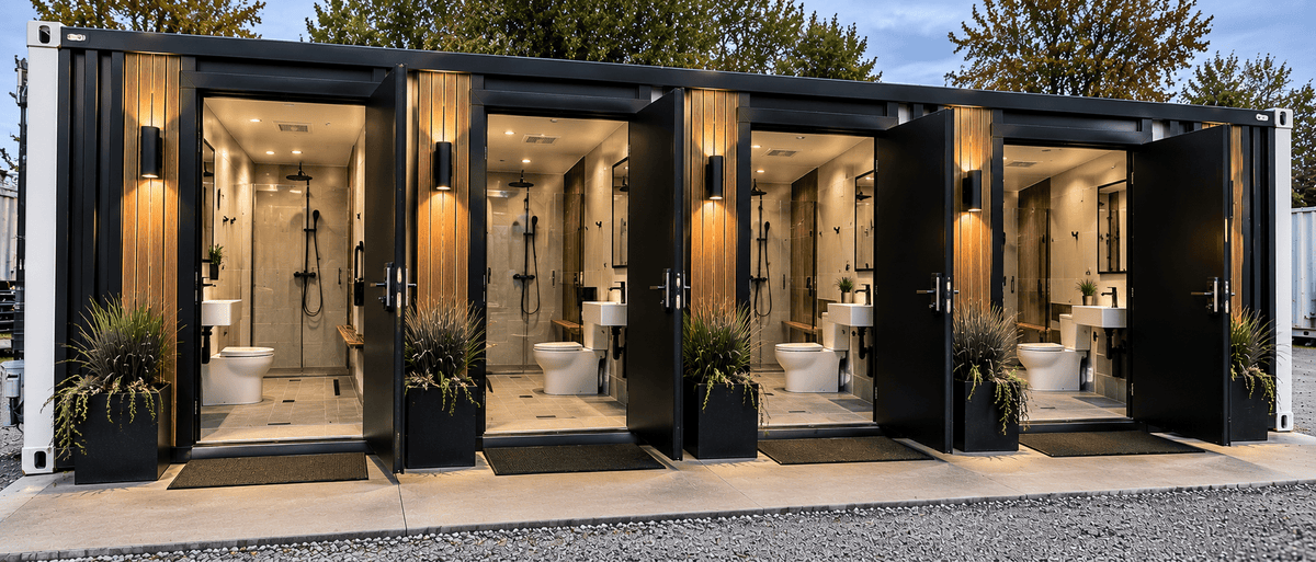 40FT Container Shower Suite - Kozzi Space
