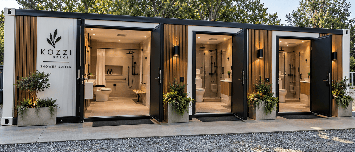 40FT Container Shower Suite - Kozzi Space