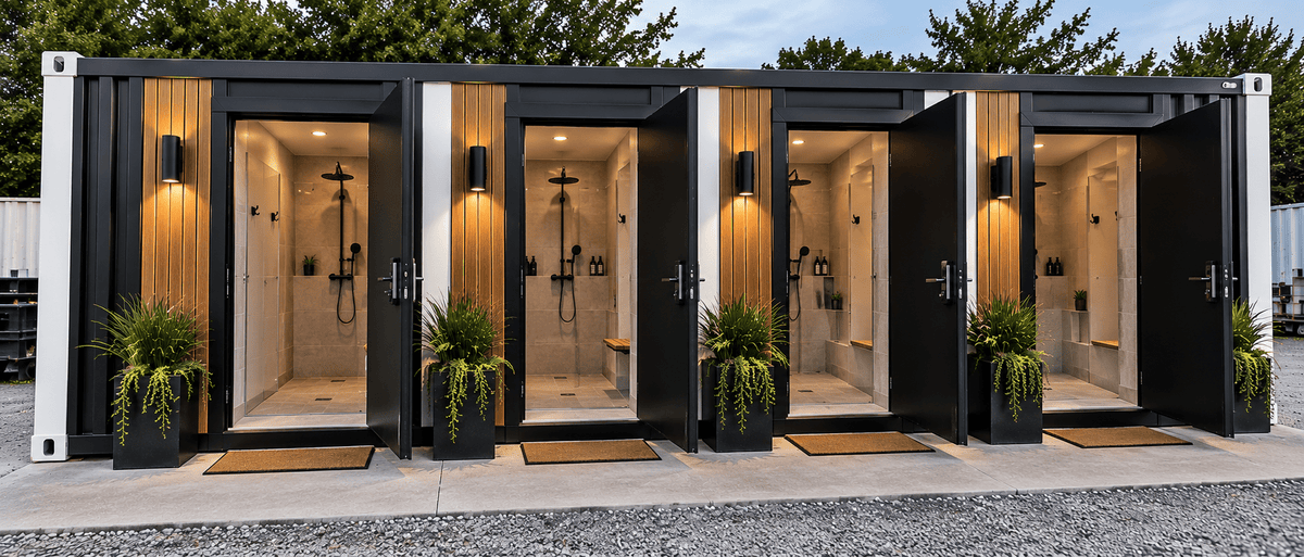 40FT Container Shower Suite - Kozzi Space