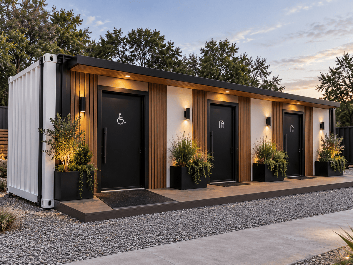 40FT Container Shower Suite - Kozzi Space