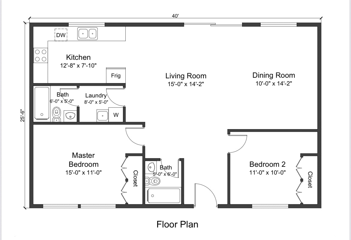 Ember Container Home 3 - 40 FT Units One Level