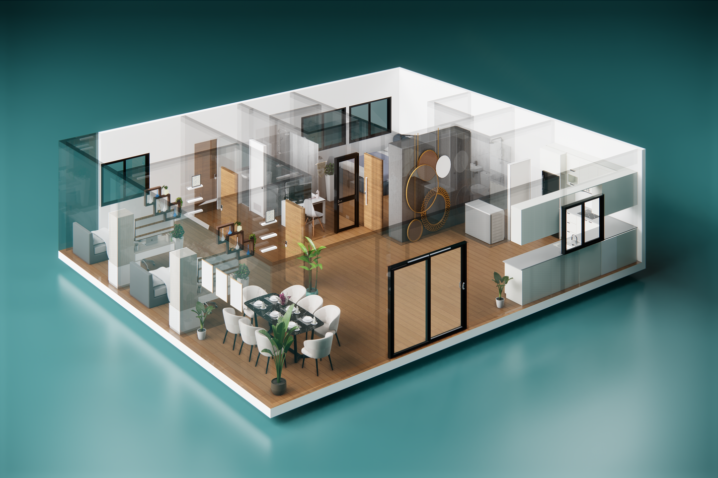 Ember Container Home 3 - 40 FT Units One Level