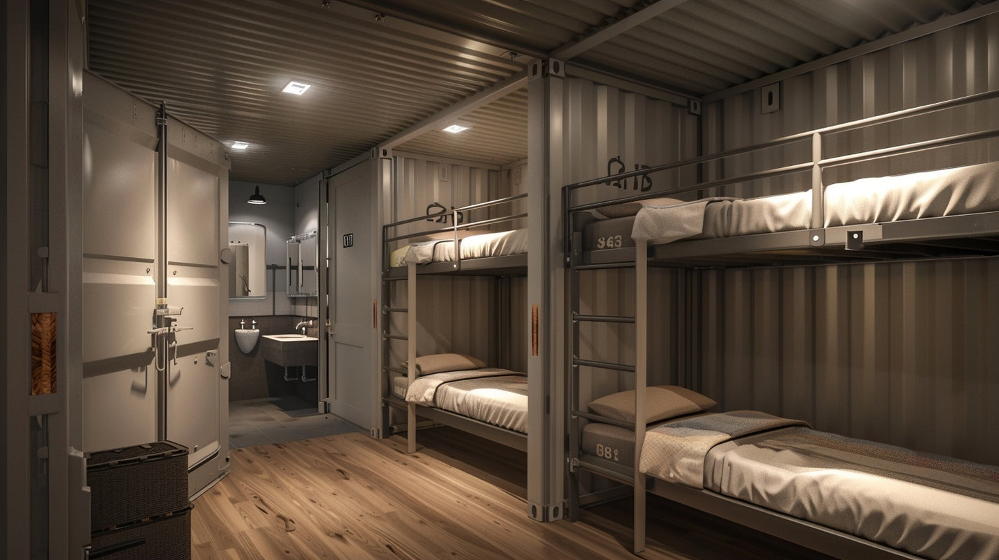 Workforce Living 40 FT 8-Person Accommodation