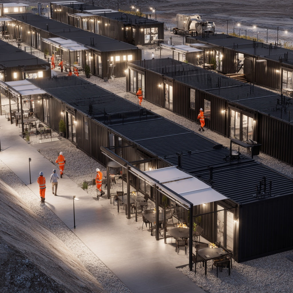 Workforce Living 40 FT 8-Person Accommodation