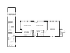 Floor plan diagram of a house layout with rooms labeled