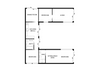 Floor plan of a residential property with labeled rooms.