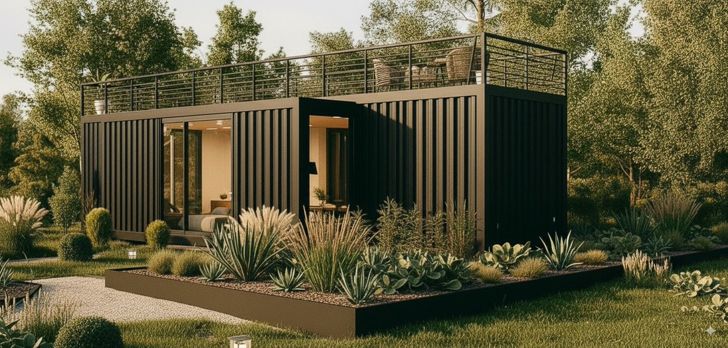 Bliss Expanded Container W/ Rooftop 40 FT / 20 FT - Kozzi Space