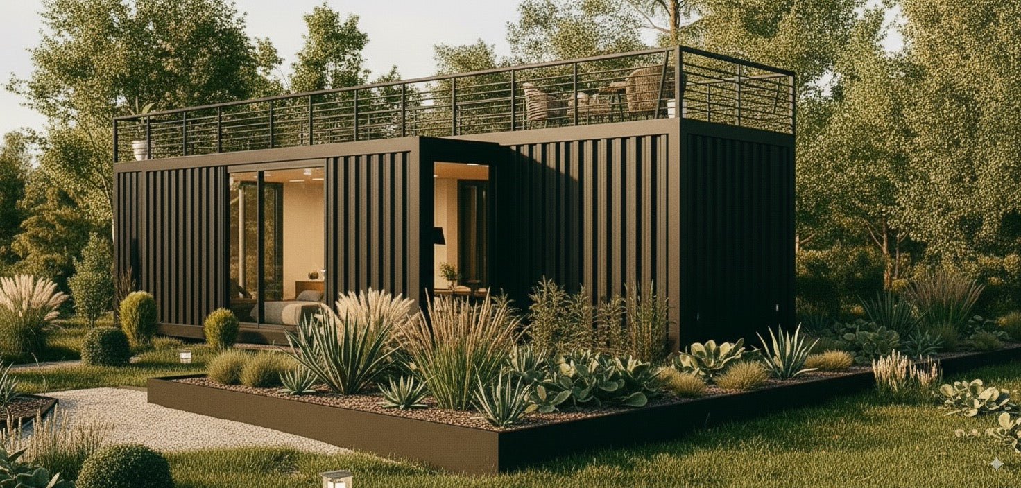 Bliss Expanded Container W/ Rooftop 40 FT / 20 FT - Kozzi Space