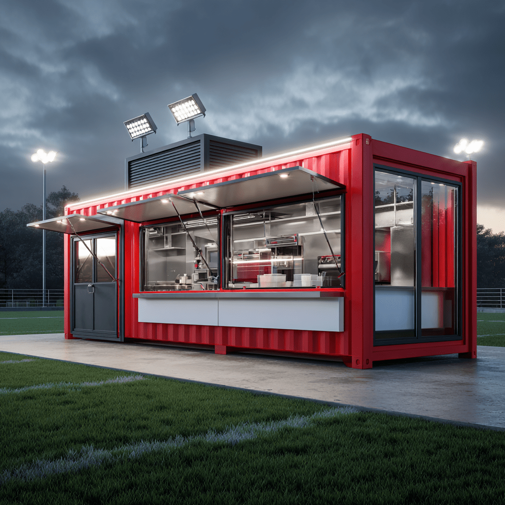 Concession Stadium Containers - Kozzi Space