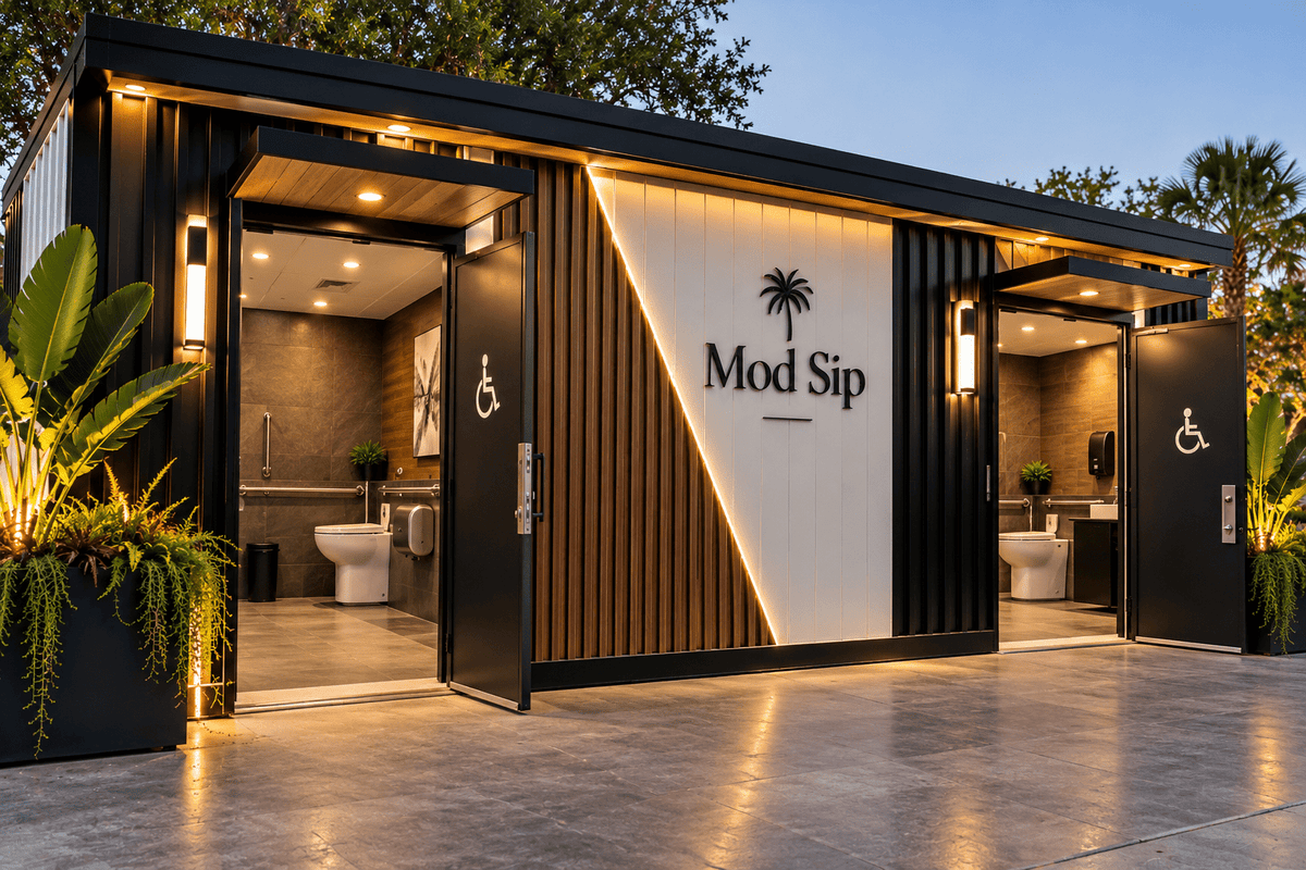 Container Restroom 20' - Kozzi Space