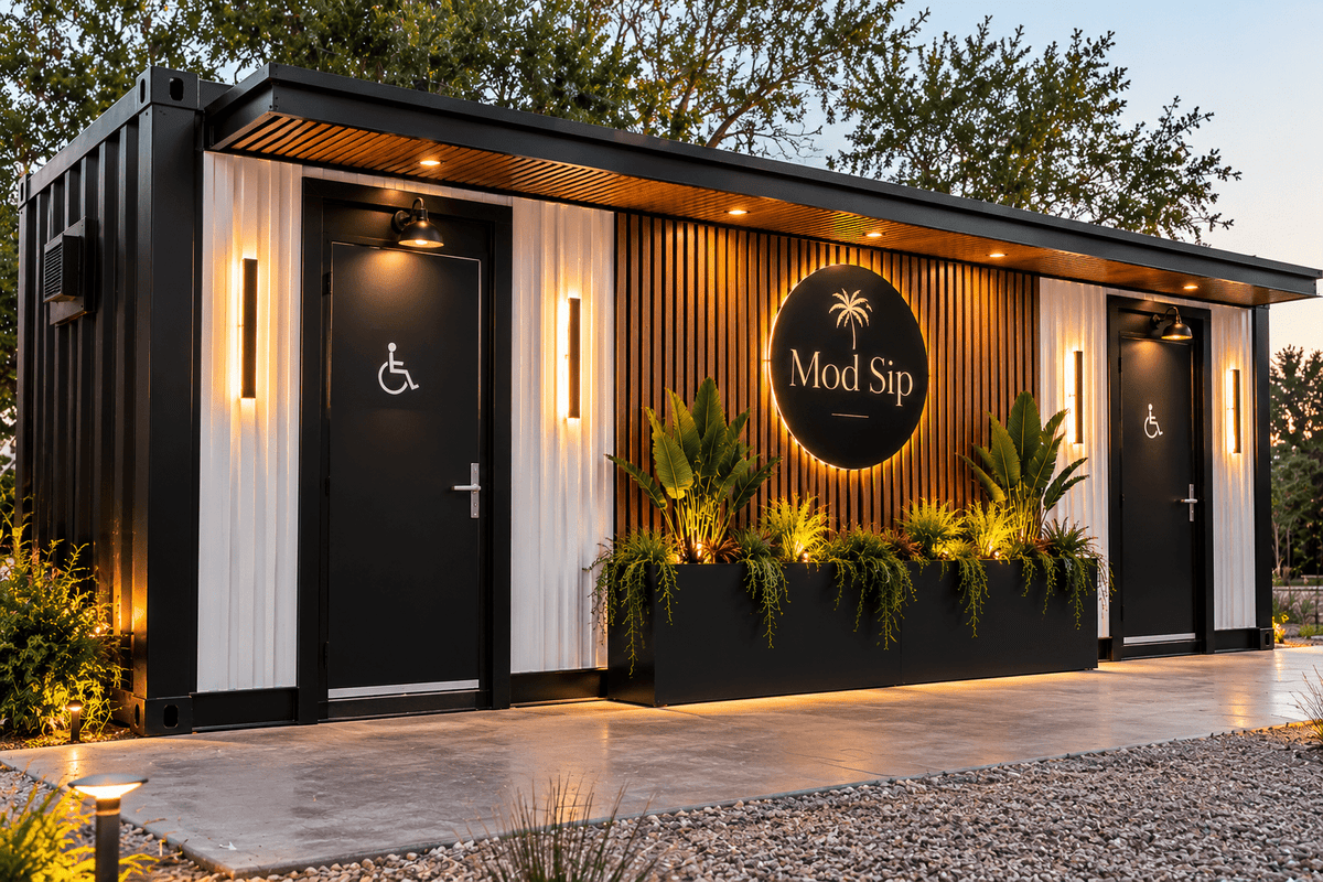 Container Restroom 20' - Kozzi Space