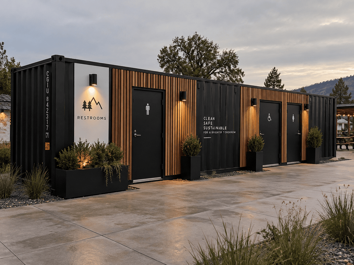 Container Restroom 40' - Kozzi Space