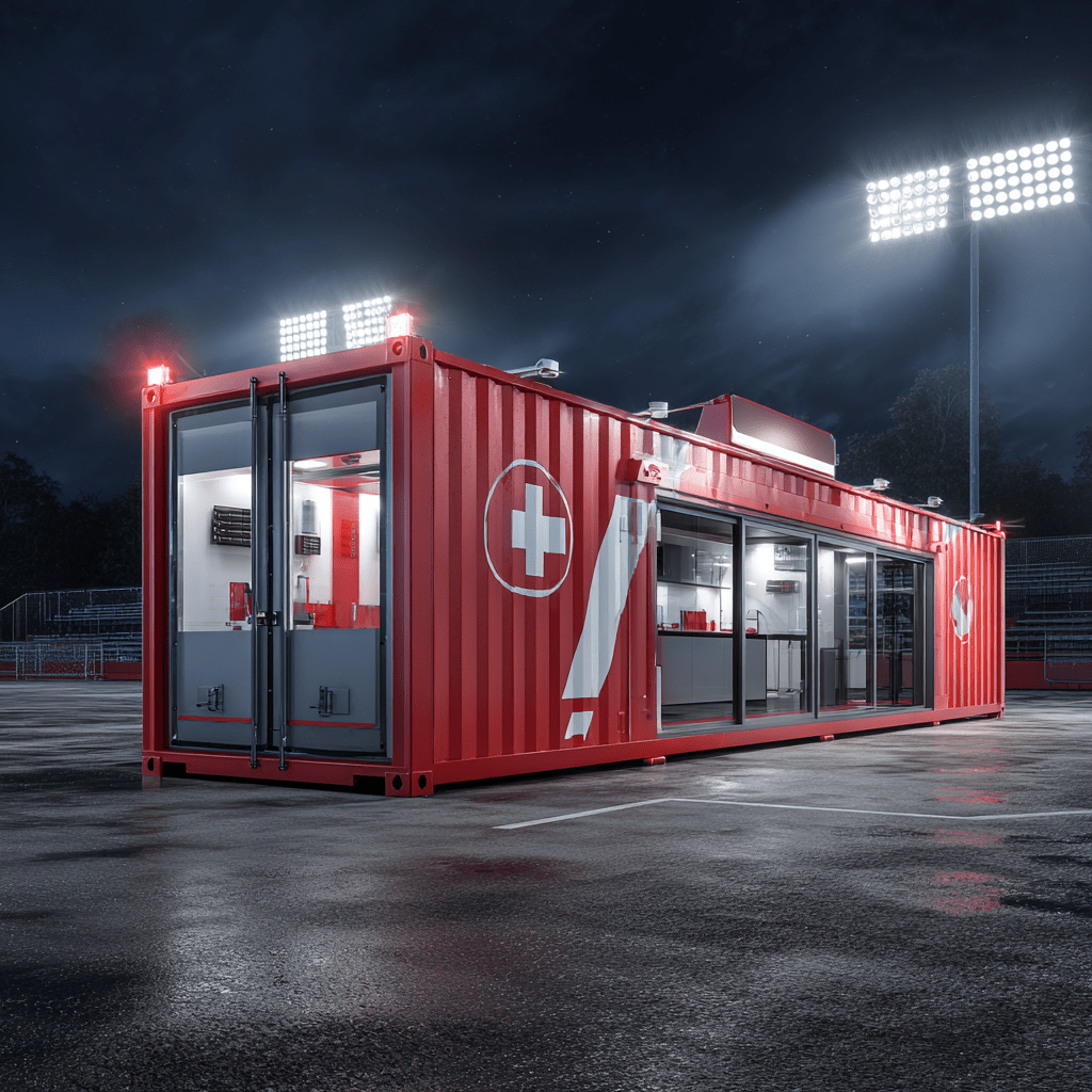 Medic Stadium Containers - Kozzi Space