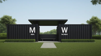Container Restroom 40' ADA