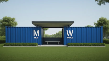 Container Restroom 40' ADA