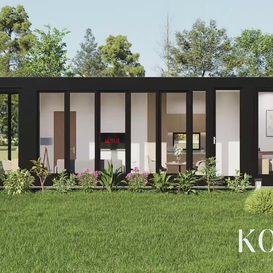 1 bedroom container living home interior views.