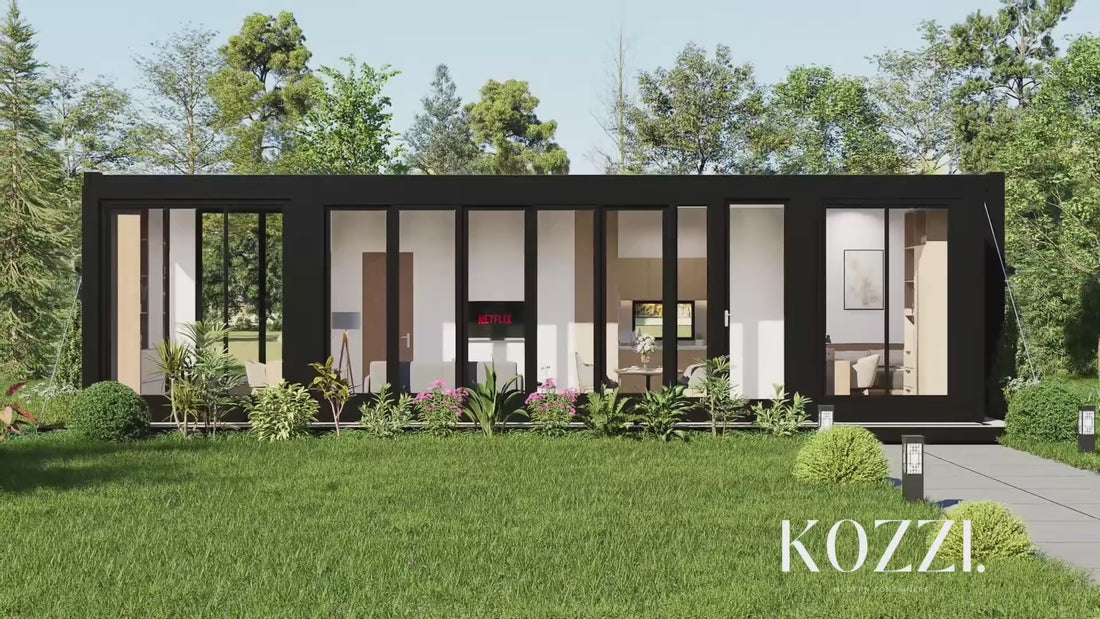 1 bedroom container living home interior views.